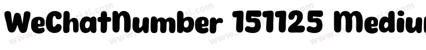 WeChatNumber 151125 Medium字体转换